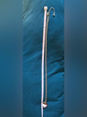 BRAND NEW | Adjustable Silver Tone Circle Necklace | With Bar Movement